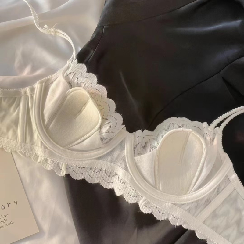 Slim Fit French Lace Support Bra