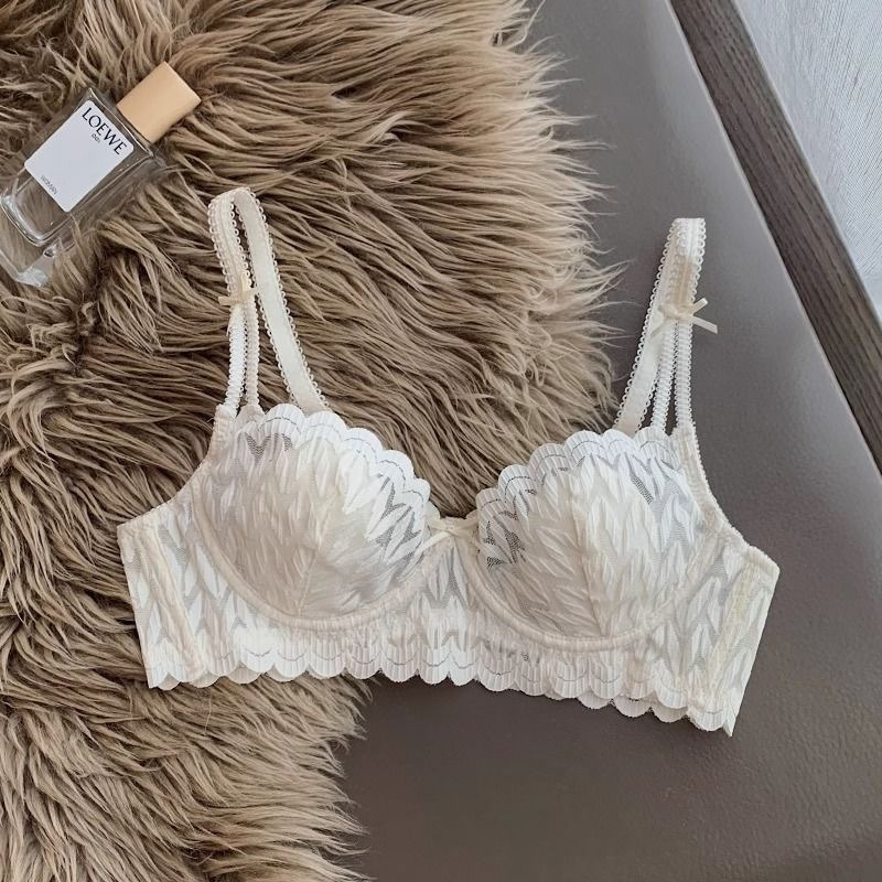 Slim Fit French Lace Support Bra