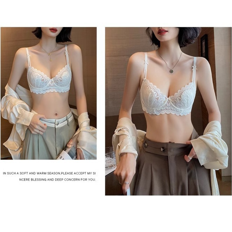 Slim Fit French Lace Support Bra