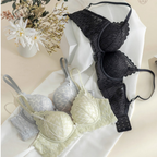 Slim Fit French Lace Support Bra