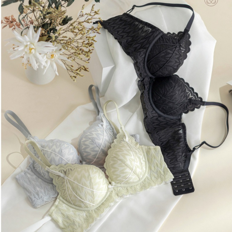 Slim Fit French Lace Support Bra