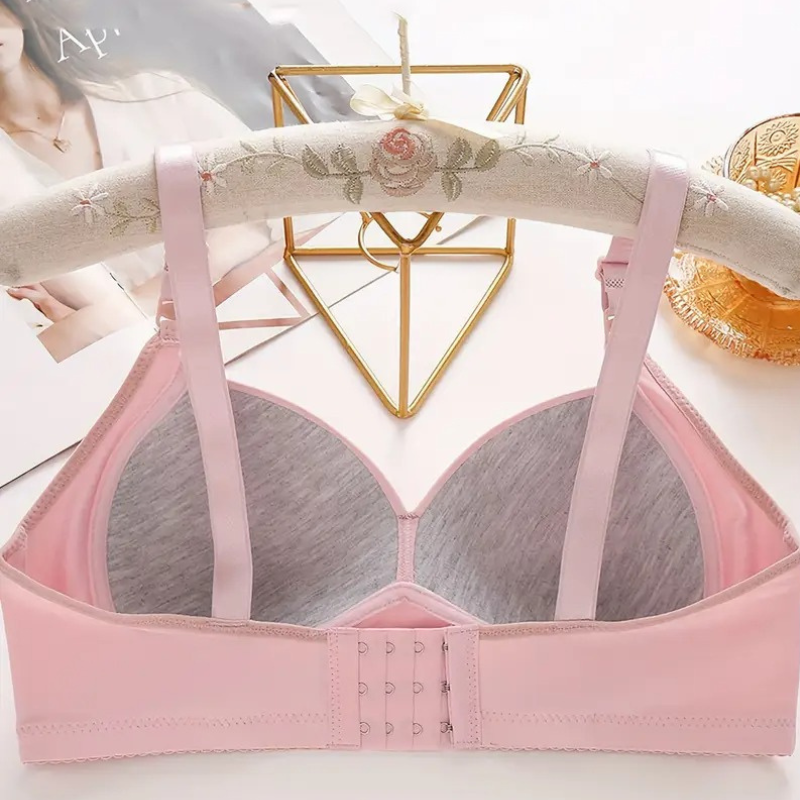 Adjustable No-Rim Tie Strap Comfort Bra