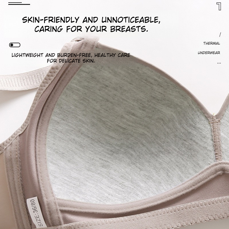 Adjustable No-Rim Tie Strap Comfort Bra