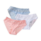 Lightweight Stretchy Lace Panty (Set of 03)