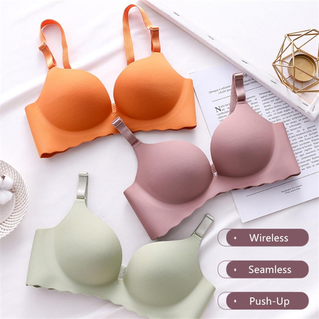 Seamless Body-Shaping Push-Up Bra