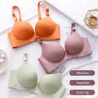 Seamless Body-Shaping Push-Up Bra