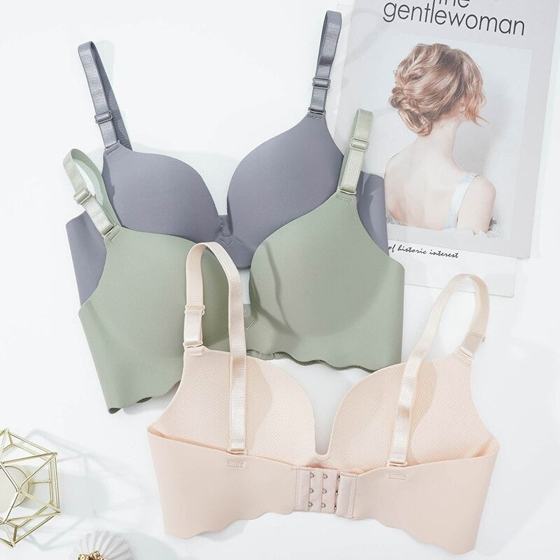 Seamless Body-Shaping Push-Up Bra