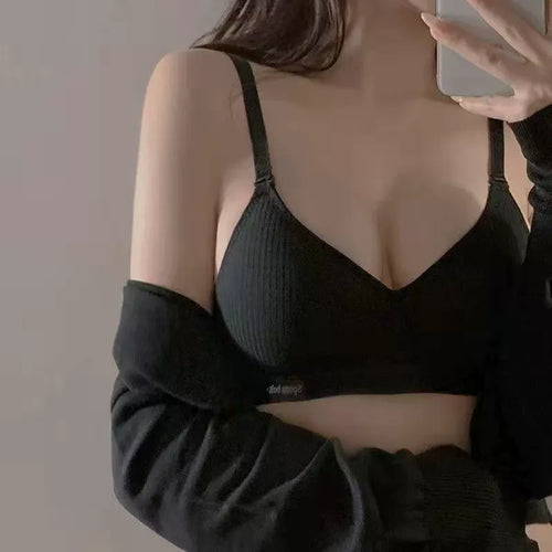 Anti-Sag Side Support Cotton Bra