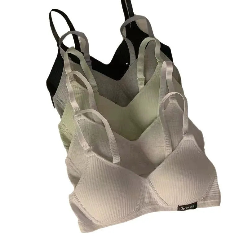 Anti-Sag Side Support Cotton Bra