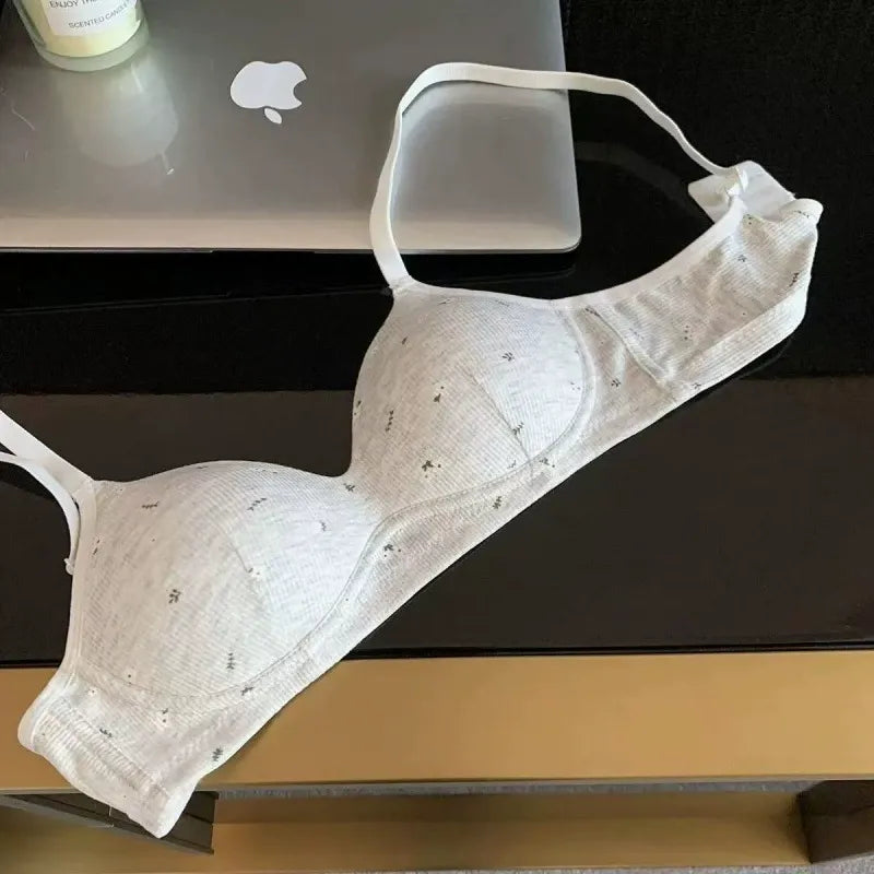 Floral Print Push-Up Bra