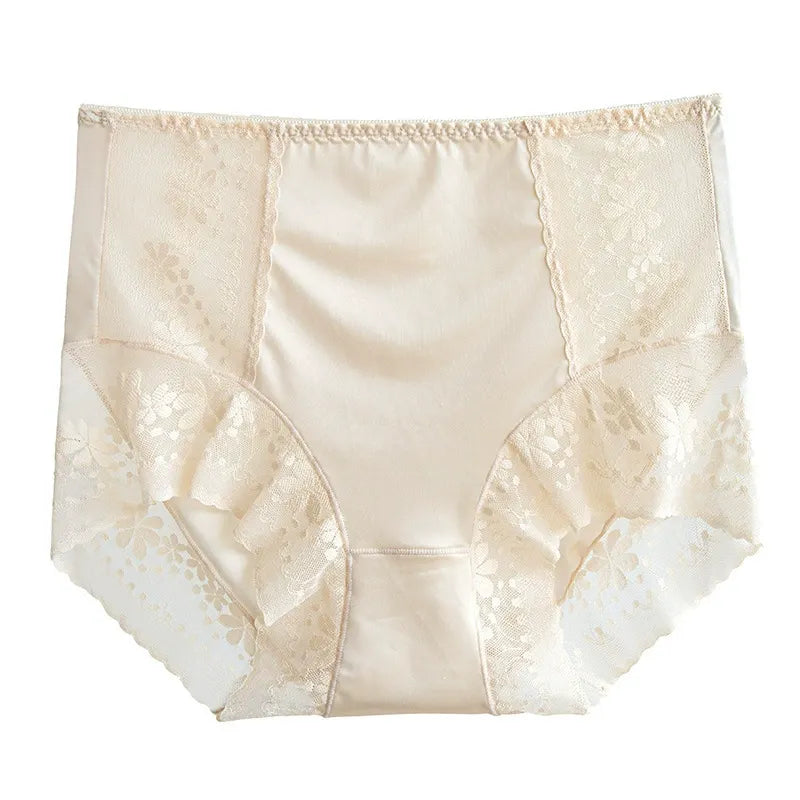 Women’s Skin-Friendly Mulberry Silk Hip-Lift Panties ( Set  Of 03)