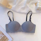 Thin Patterned Push-Up Bra ( Set Of 3)