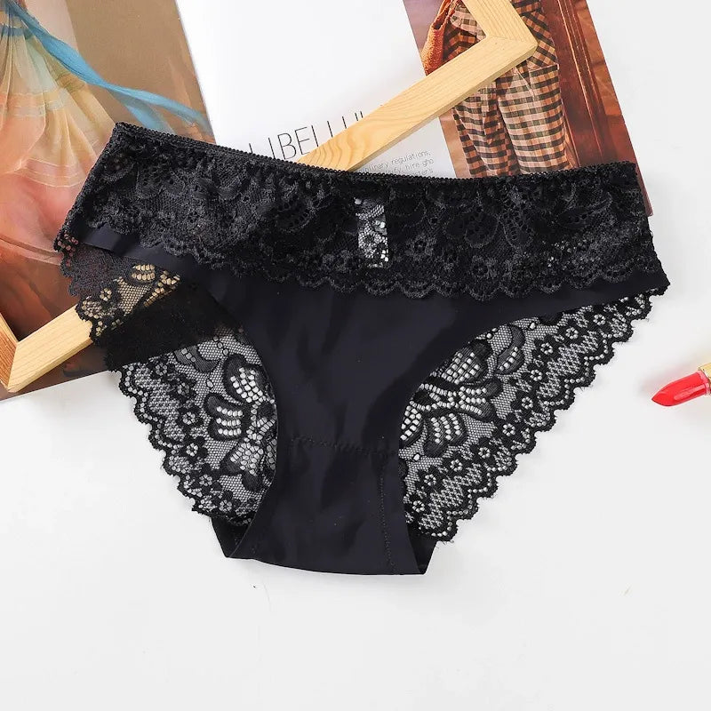 Lightweight Stretchy Lace Panty (Set of 03)