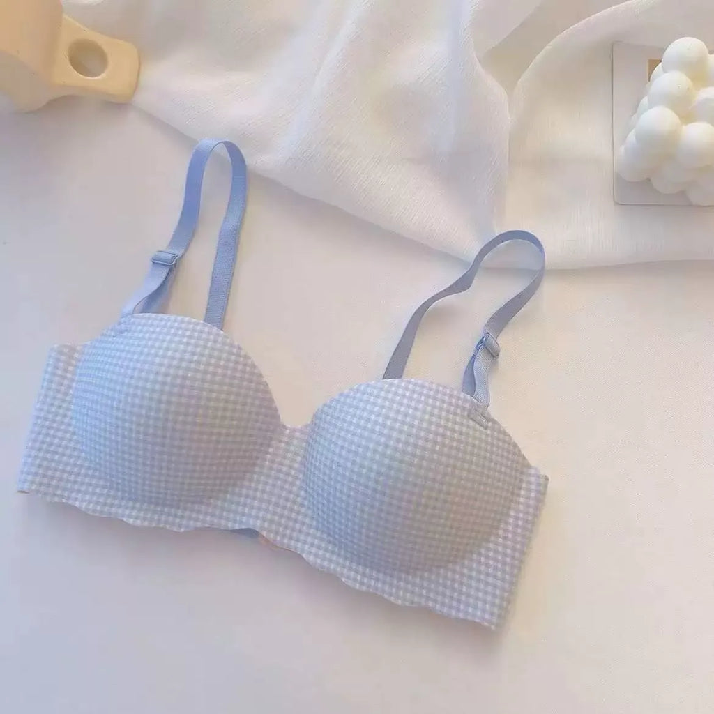 Thin Patterned Push-Up Bra ( Set Of 3)
