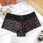 Floral Printed Stretchy Hip-Lifting Panty ( Set of 03 )