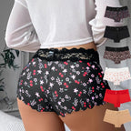 Floral Printed Stretchy Hip-Lifting Panty ( Set of 03 )