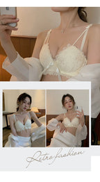 Adjustable Lace Fitting Push-Up Bra