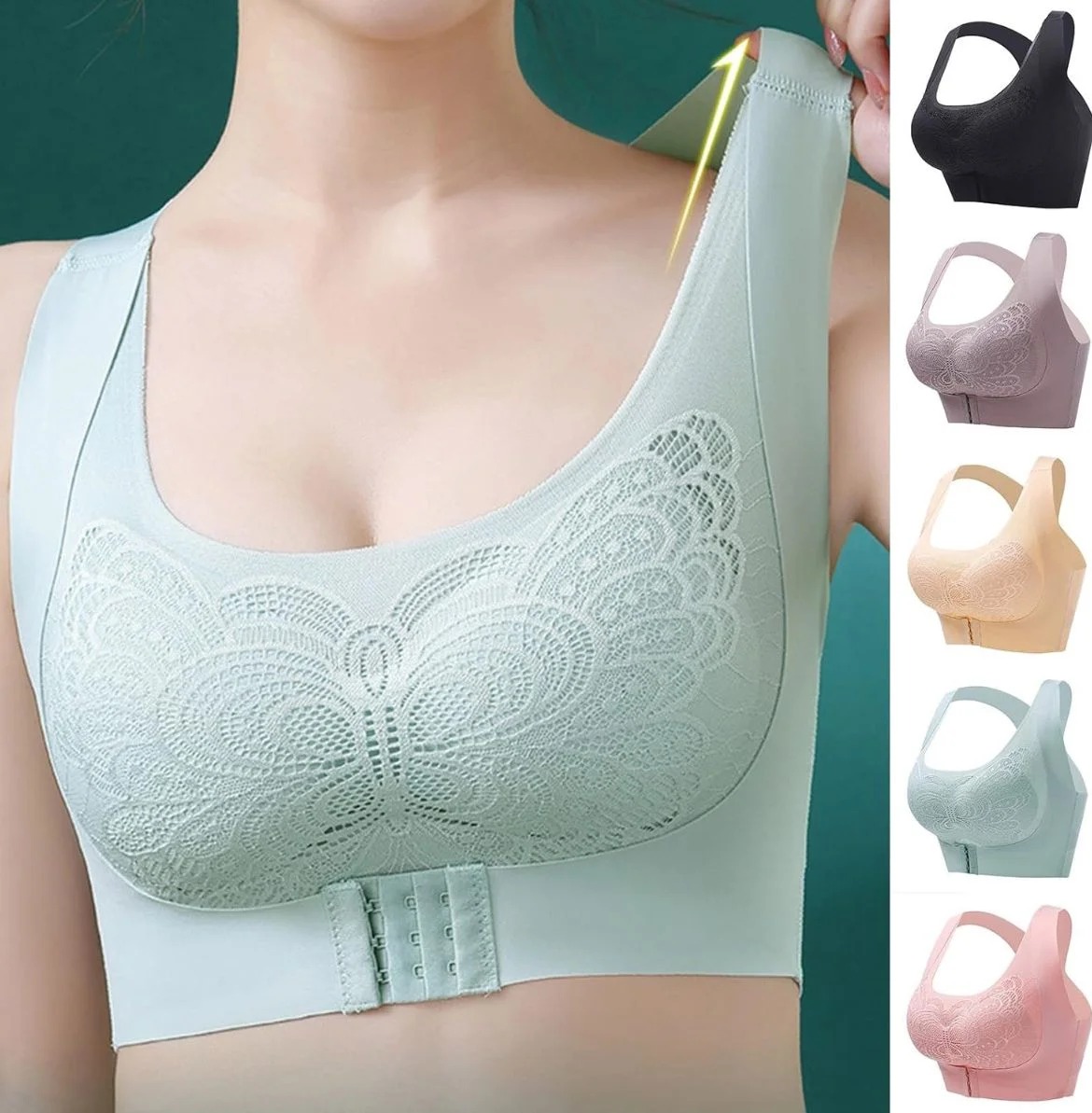 Ultra Soft Seamless Butterfly Support Bra ( Set of 03 ) - Image 33