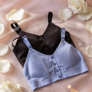 Ultra Soft Ribbed Bra ( Set of 2 )